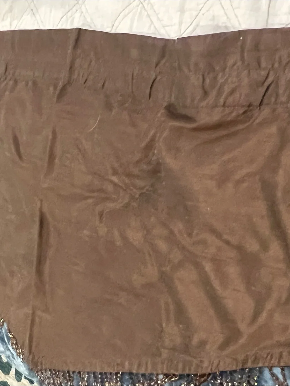 Brown Beaded Valences (2)